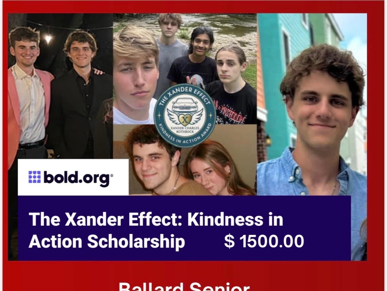 The Xander Effect Scholarship Fund