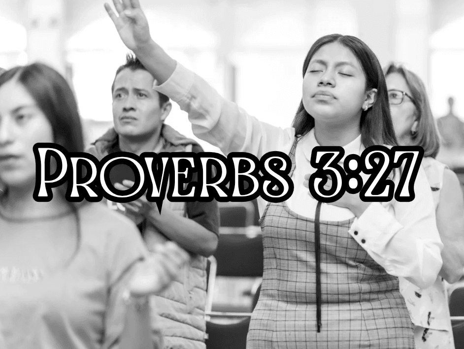 Proverbs 3:27 Scholarship Fund