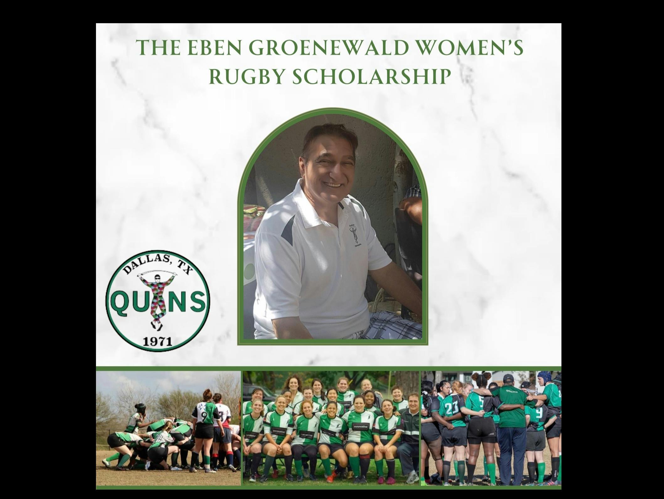 Eben Groenwald’s Women's Rugby Scholarship