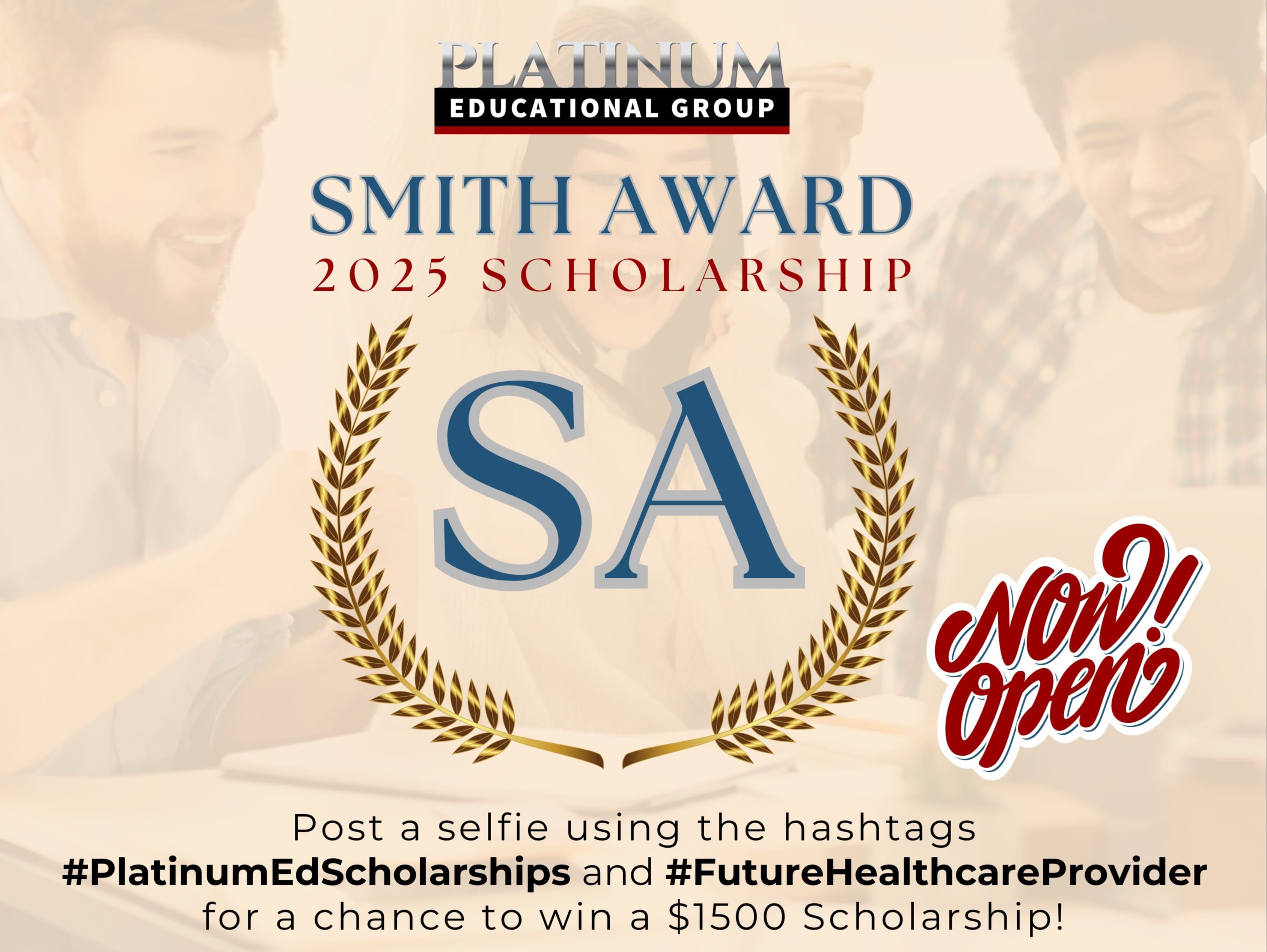 Platinum Educational Group Smith Award Scholarship