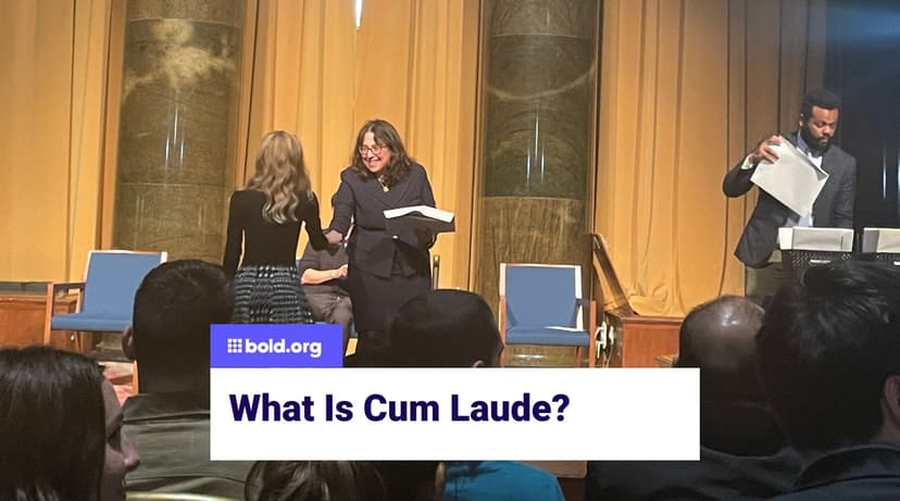 What Is Cum Laude and Why Does It Matter in 2026? | Bold.org