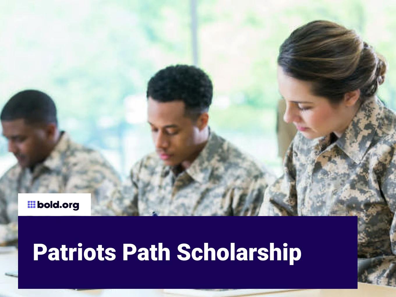 Patriots Path Scholarship