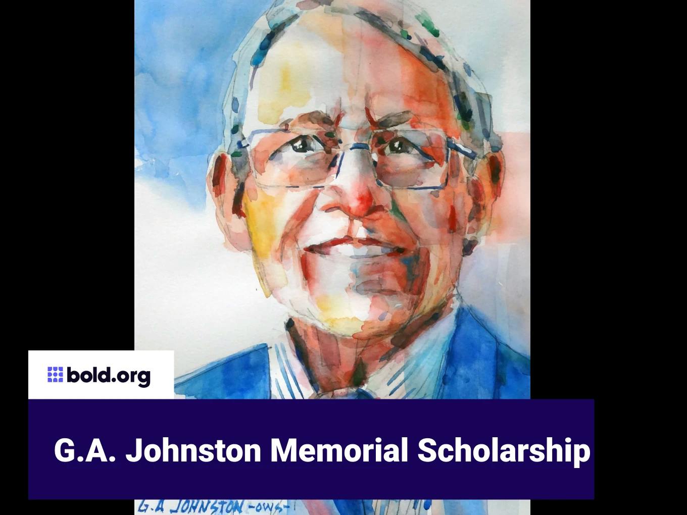 G.A. Johnston Memorial Scholarship