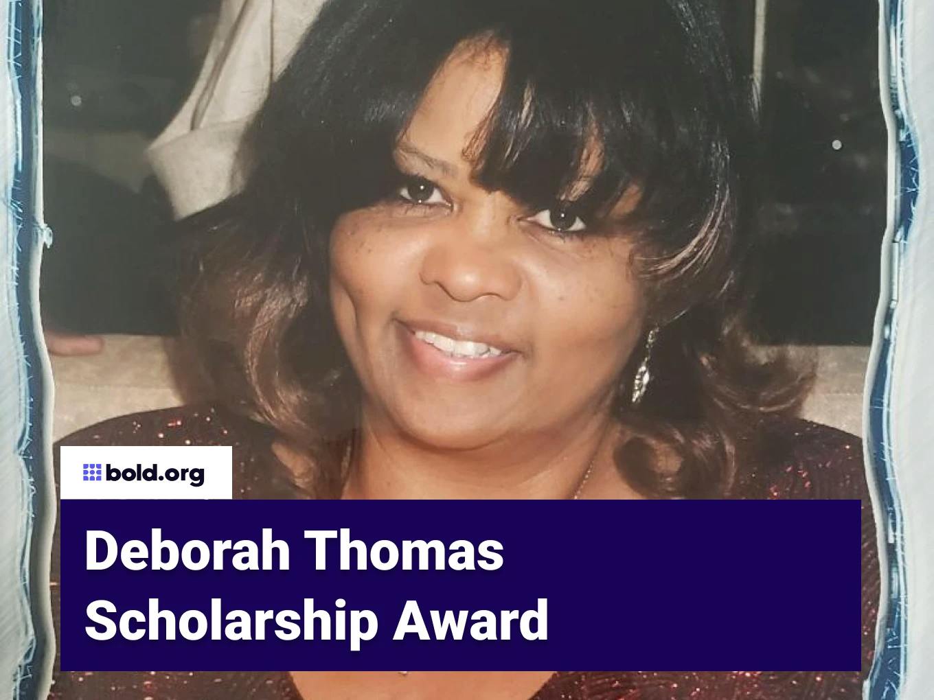 Deborah Thomas Scholarship Award