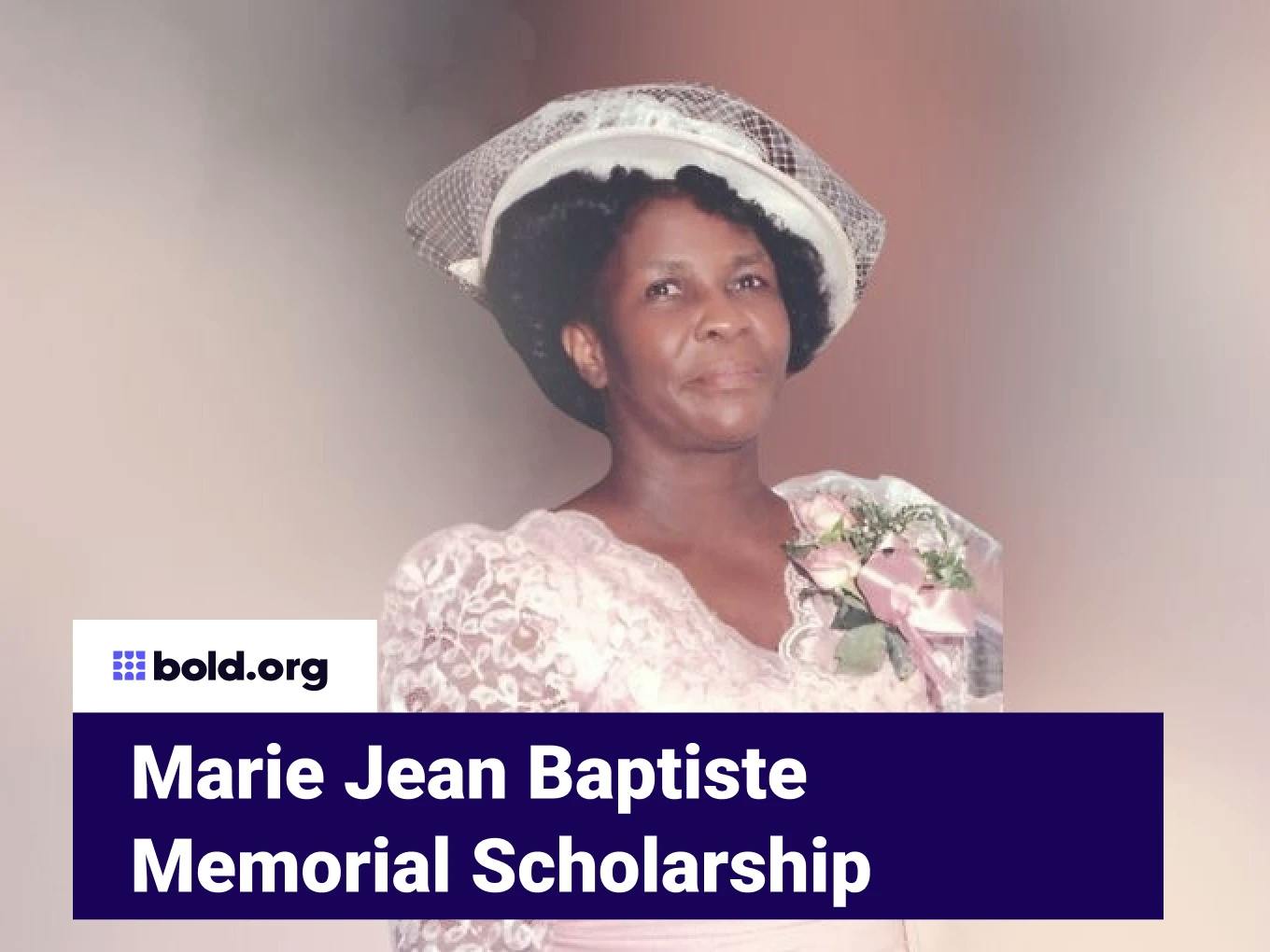 Marie Jean Baptiste Memorial Scholarship