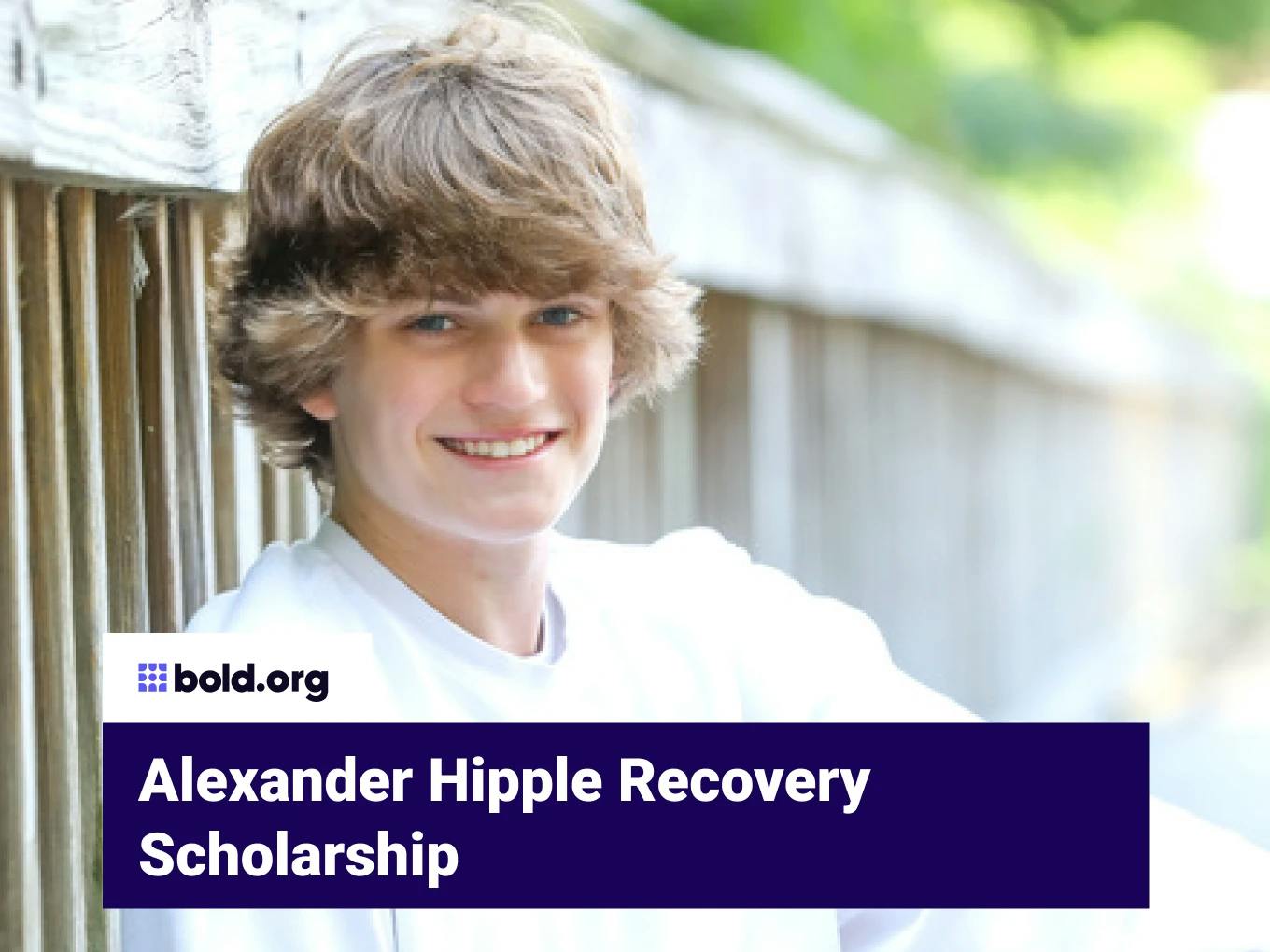 Alexander Hipple Recovery Scholarship