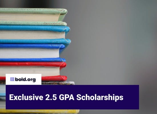 2.5 GPA Scholarships