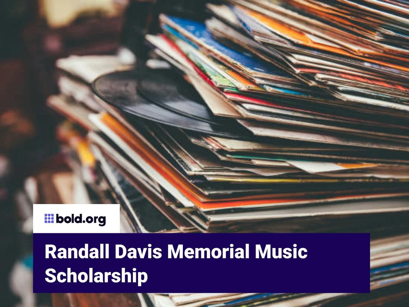 Randall Davis Memorial Music Scholarship