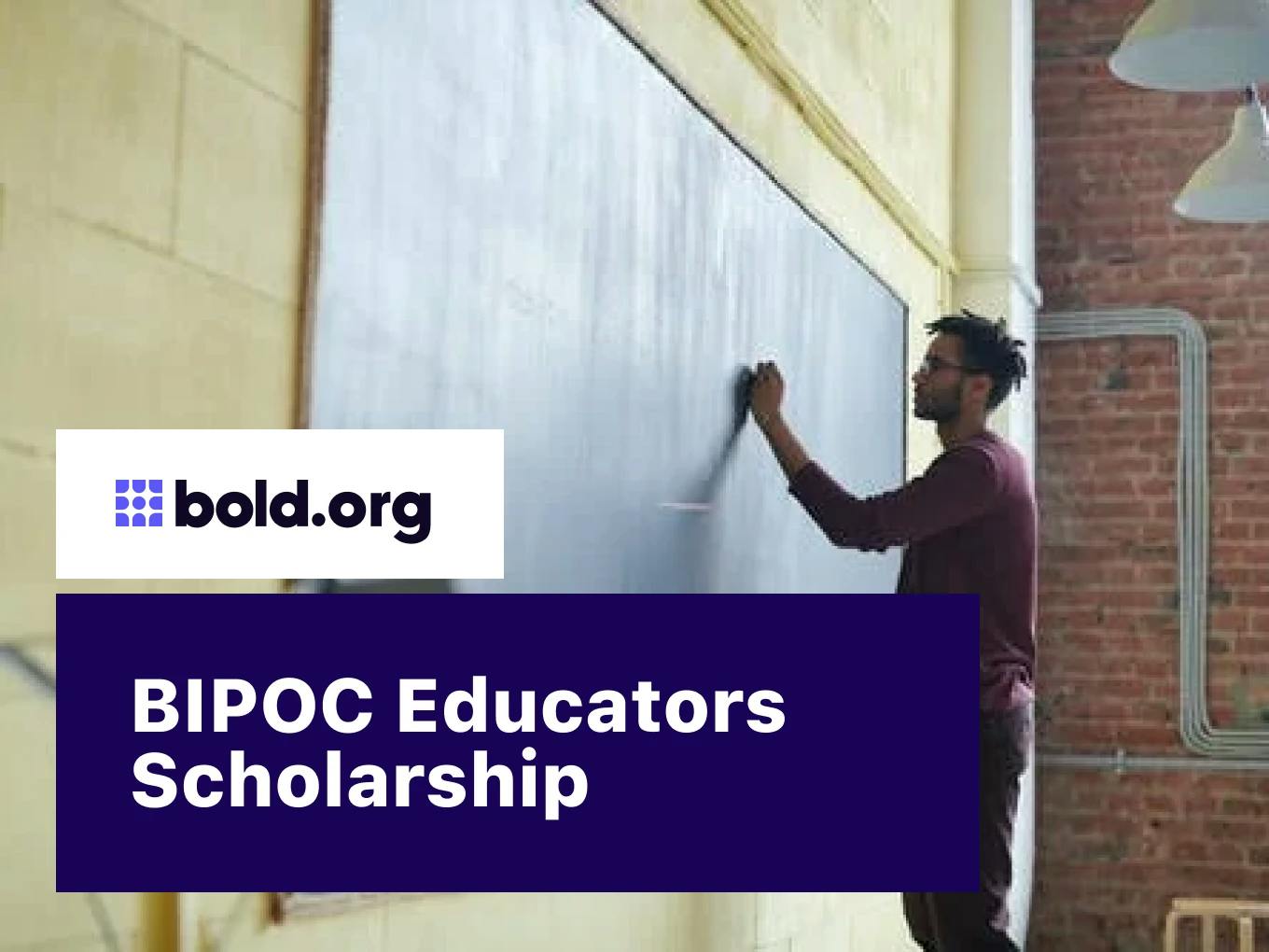 BIPOC Educators Scholarship