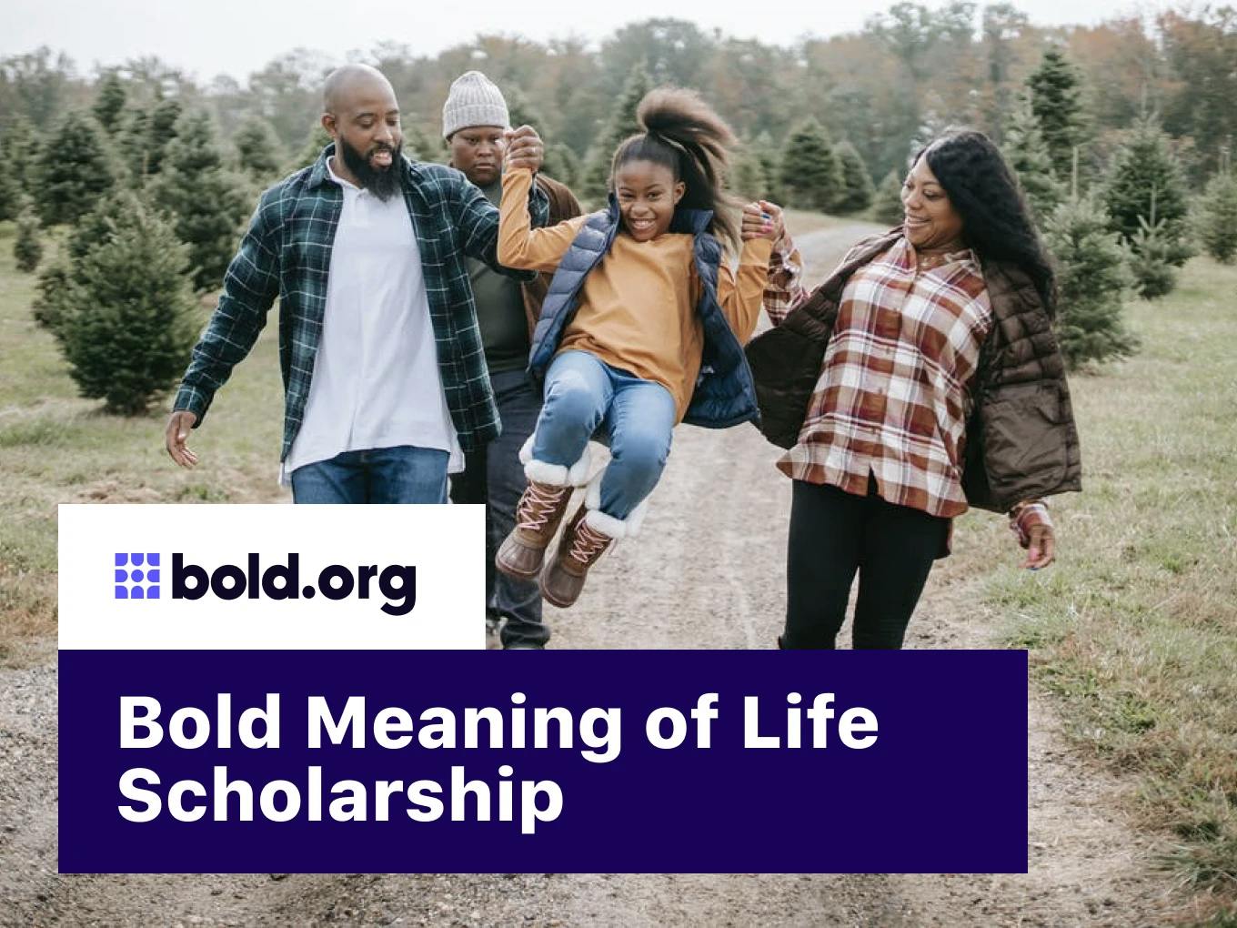 Bold Meaning of Life Scholarship