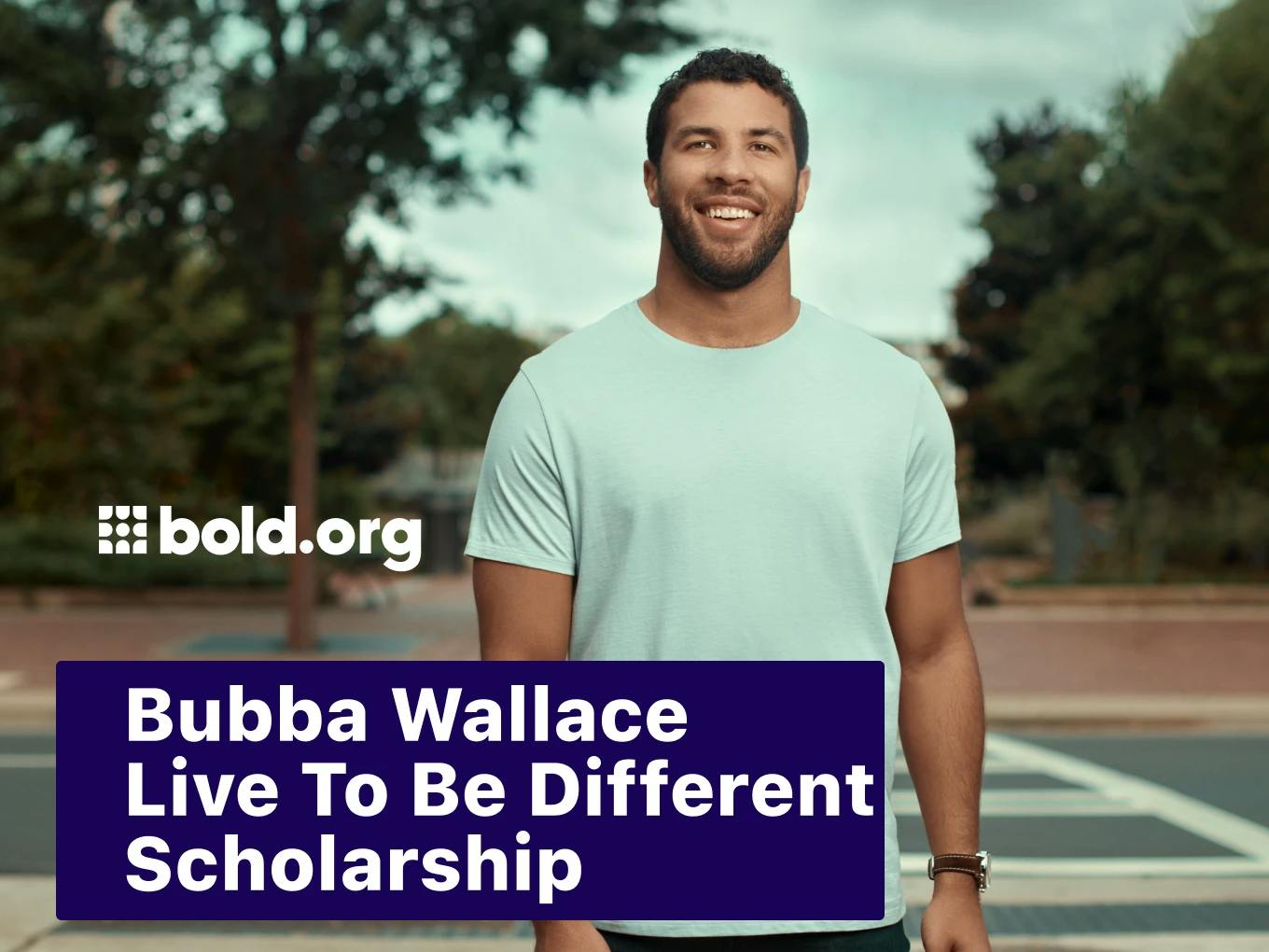 Bubba Wallace Live to Be Different Scholarship