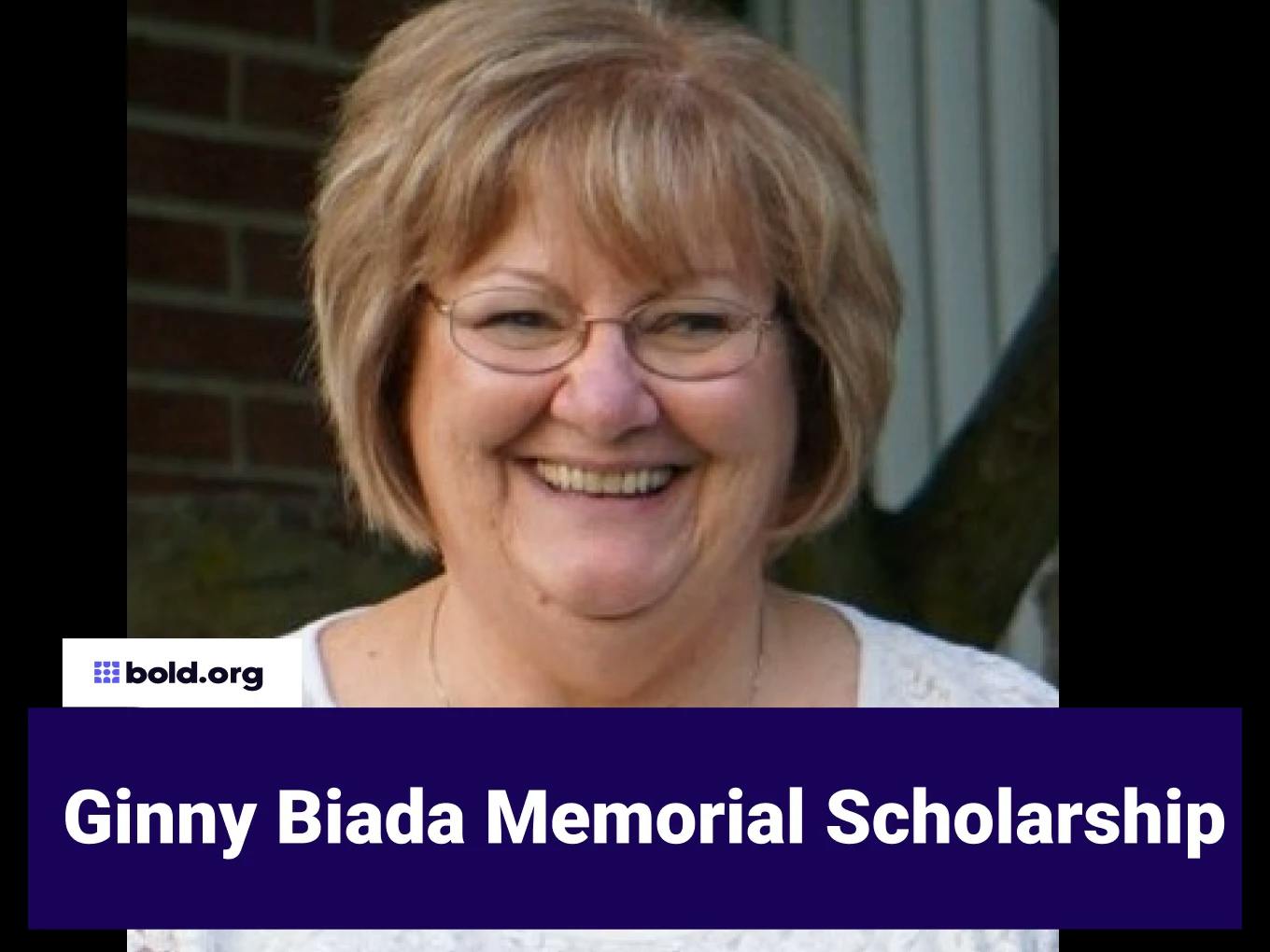 Ginny Biada Memorial Scholarship