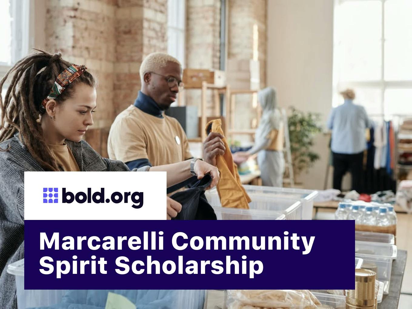 Marcarelli Community Spirit Scholarship