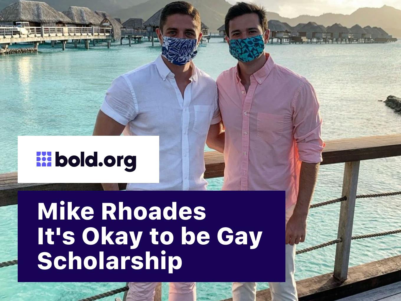 Mike Rhoades It's Okay to be Gay Scholarship