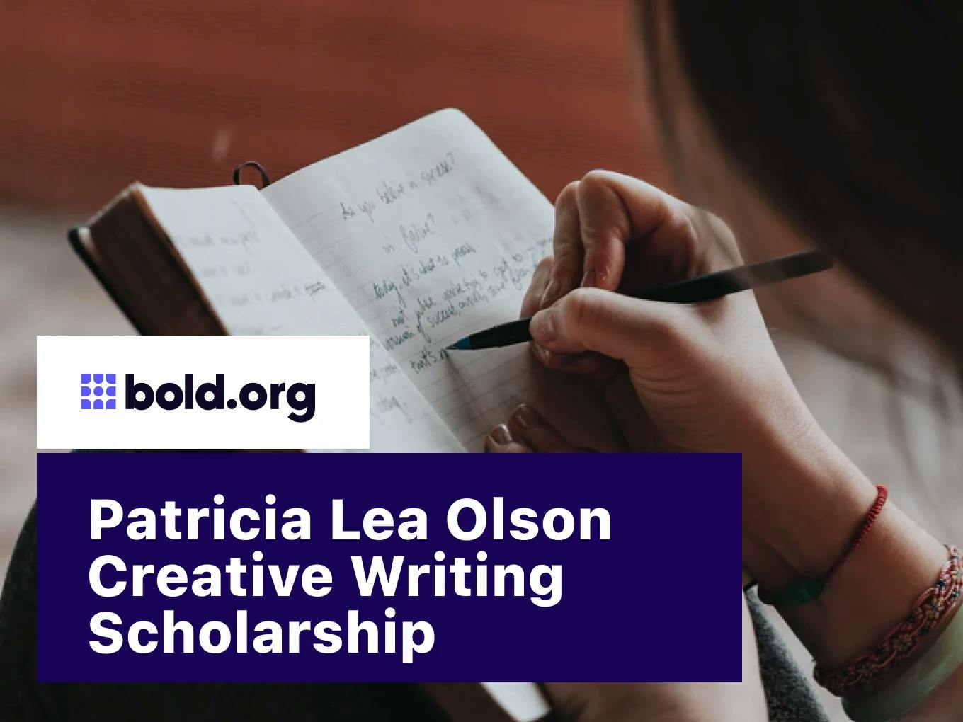 Patricia Lea Olson Creative Writing Scholarship