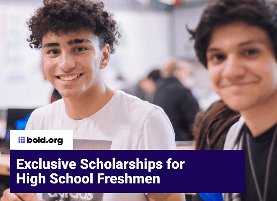 Scholarships for High School Freshmen