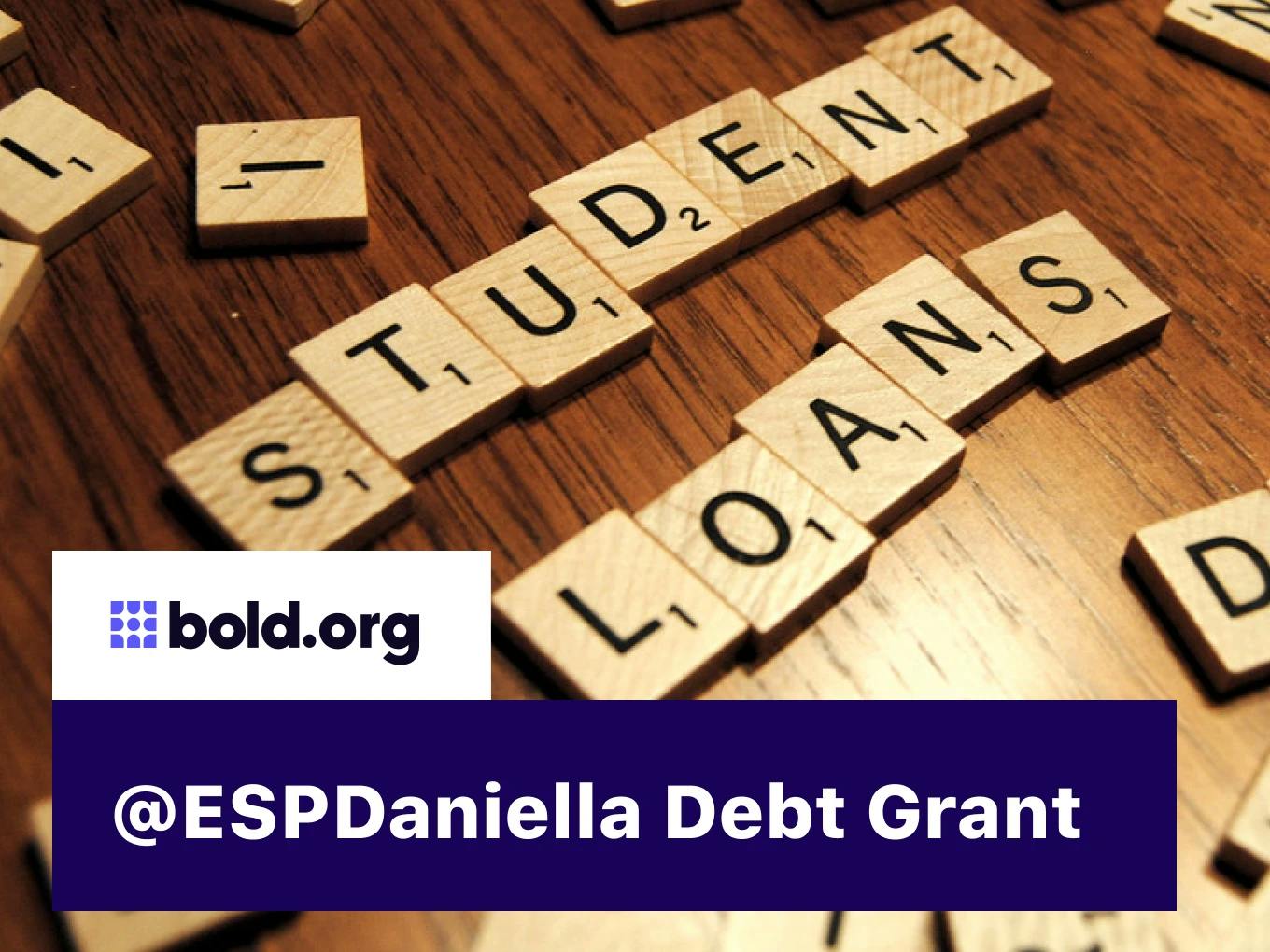 @ESPDaniella Debt Grant