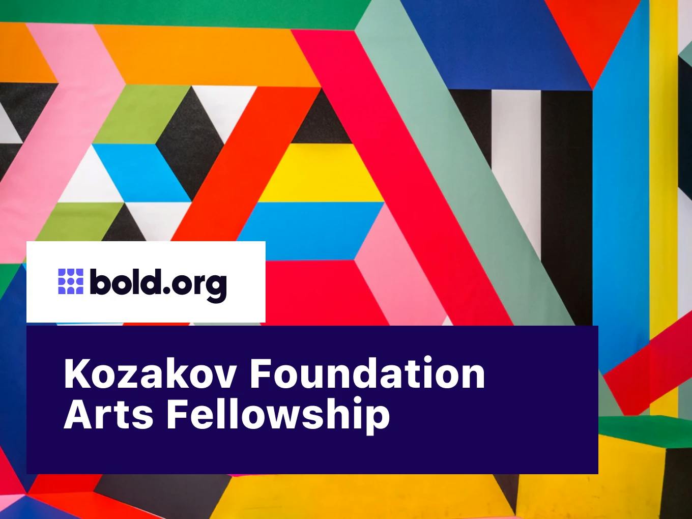 Kozakov Foundation Fellowship for Creatives