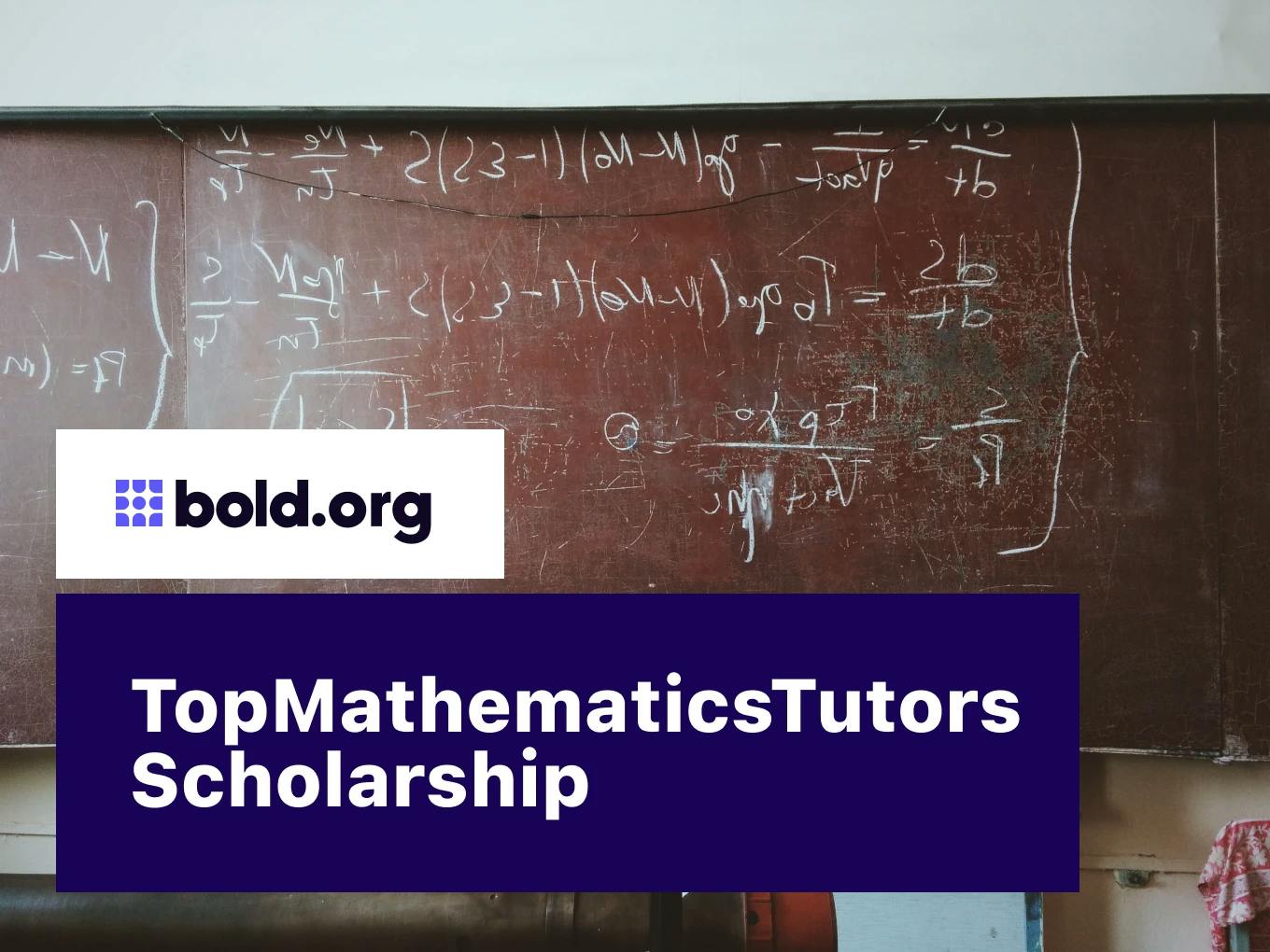 TopMathematicsTutors Scholarship