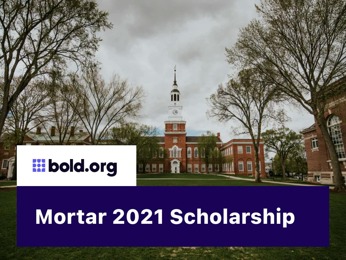 Mortar 2021 Scholarship