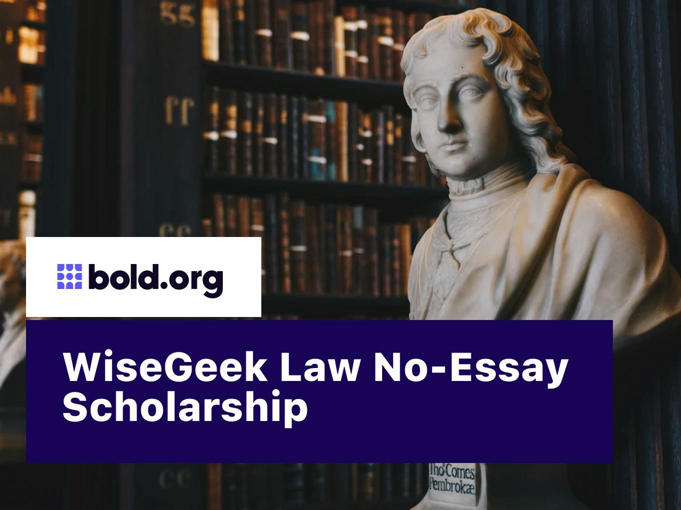 WiseGeek Law No-Essay Scholarship