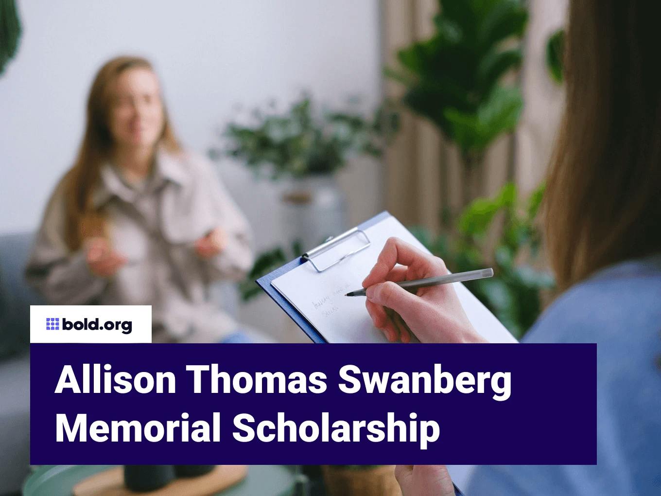 Allison Thomas Swanberg Memorial Scholarship
