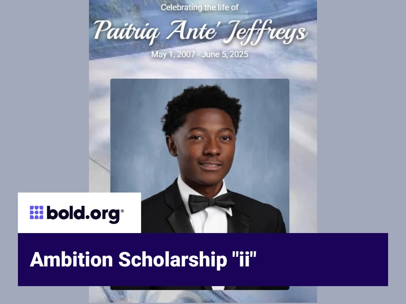 Ambition Scholarship "ii"