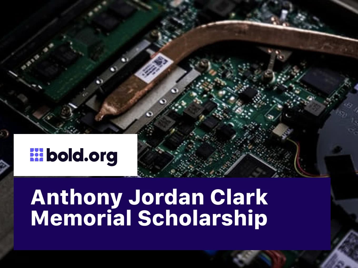 Anthony Jordan Clark Memorial Scholarship