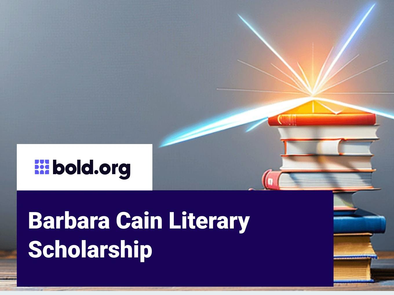 Barbara Cain Literary Scholarship