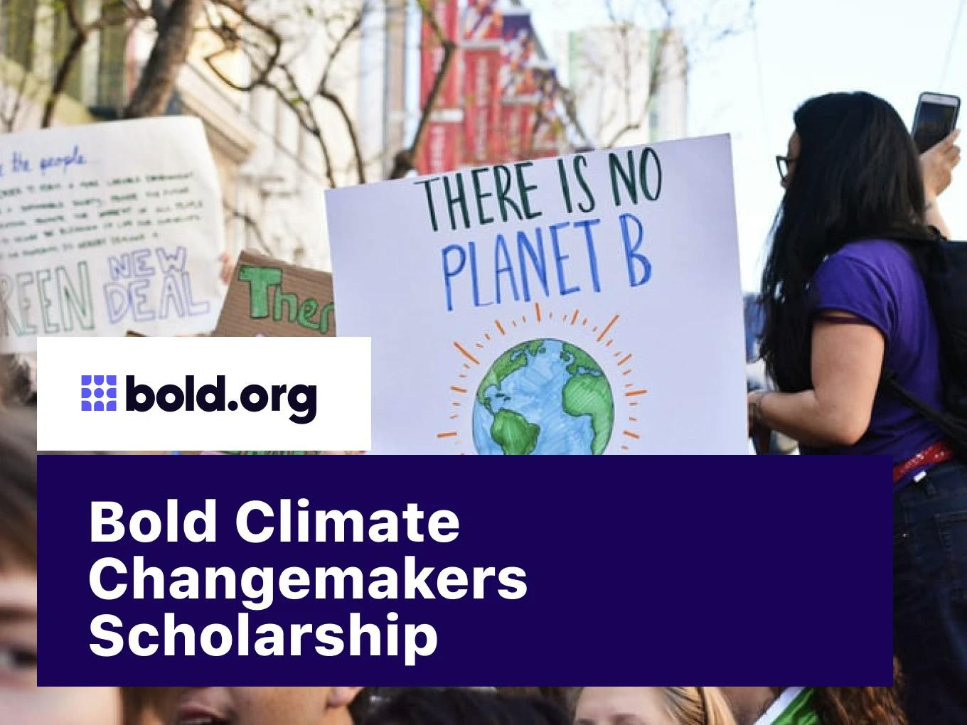 Bold Climate Changemakers Scholarship
