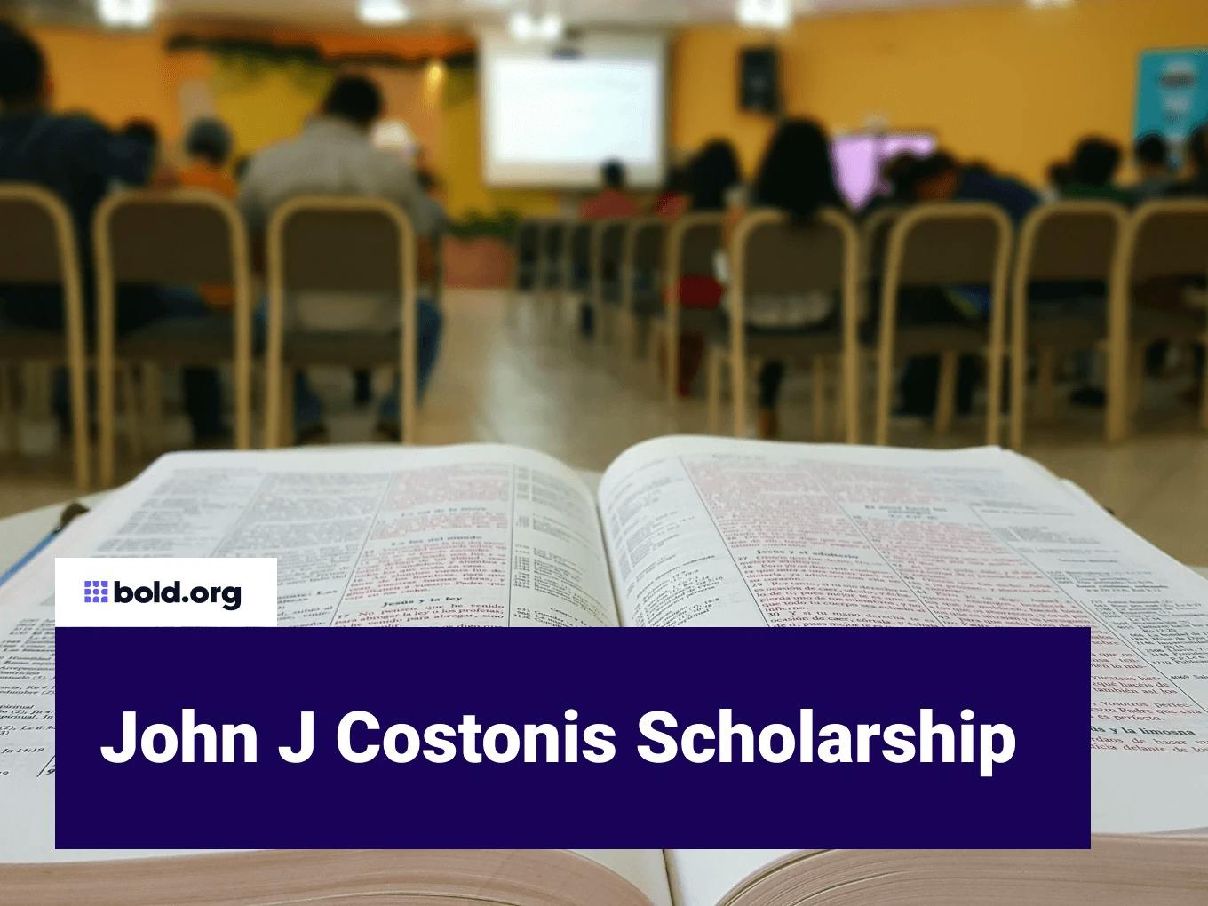 John J Costonis Scholarship