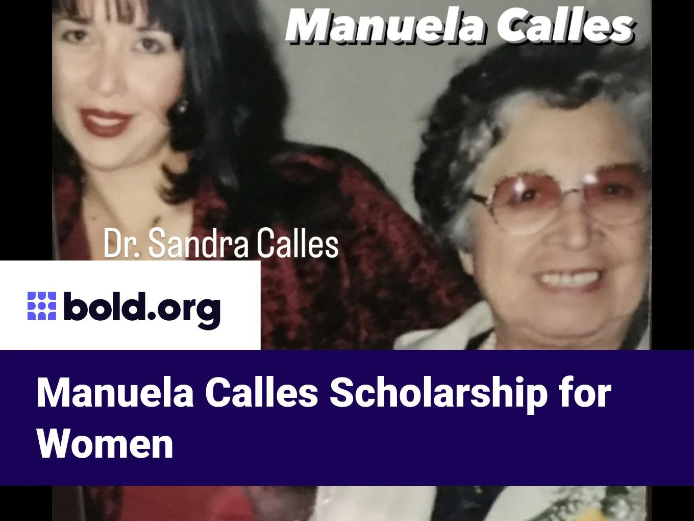 Manuela Calles Scholarship for Women