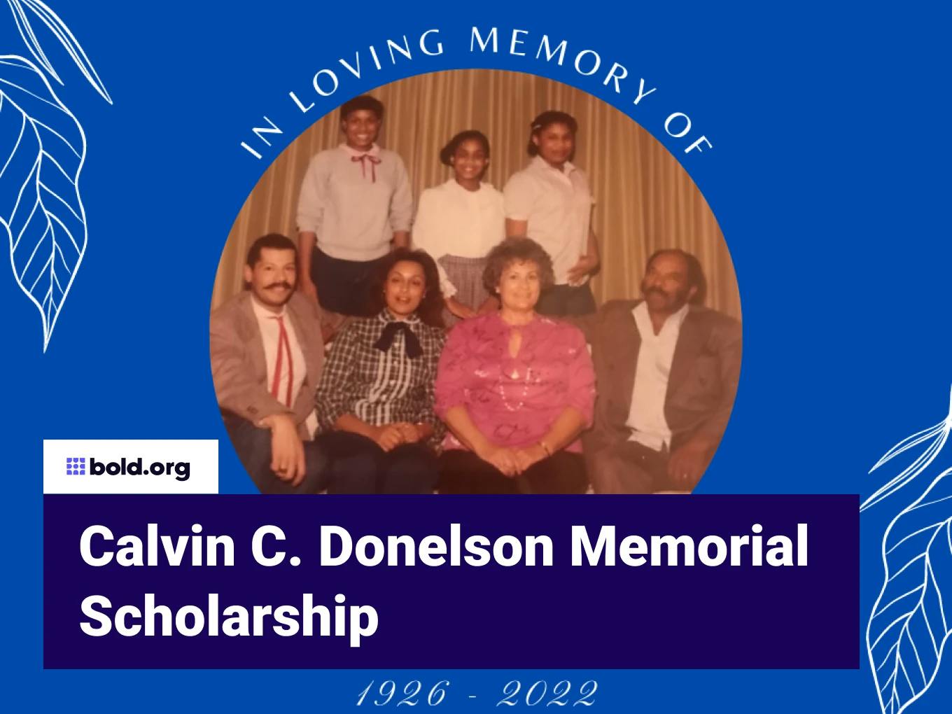 Calvin C. Donelson Memorial Scholarship
