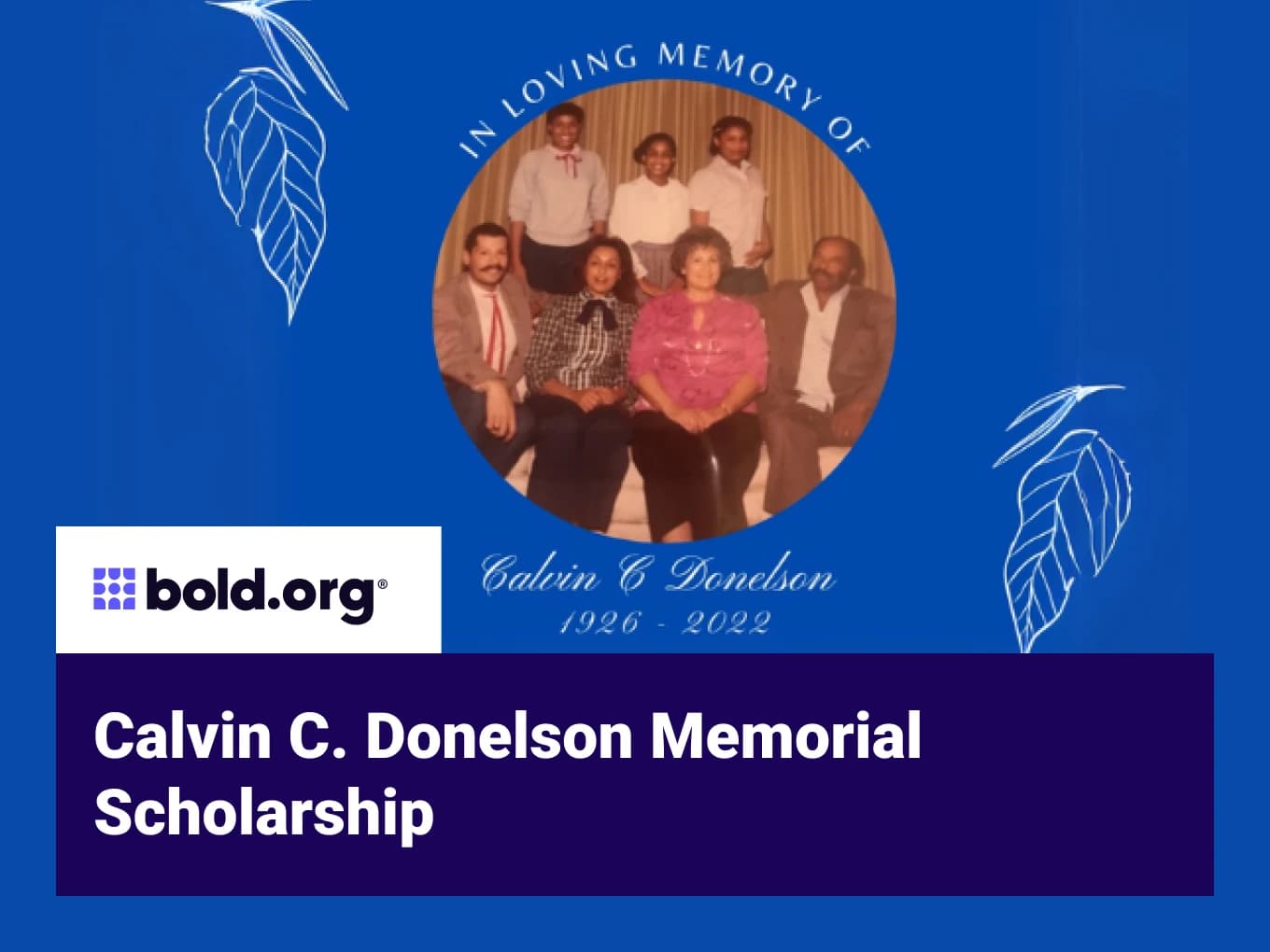 Calvin C. Donelson Memorial Scholarship