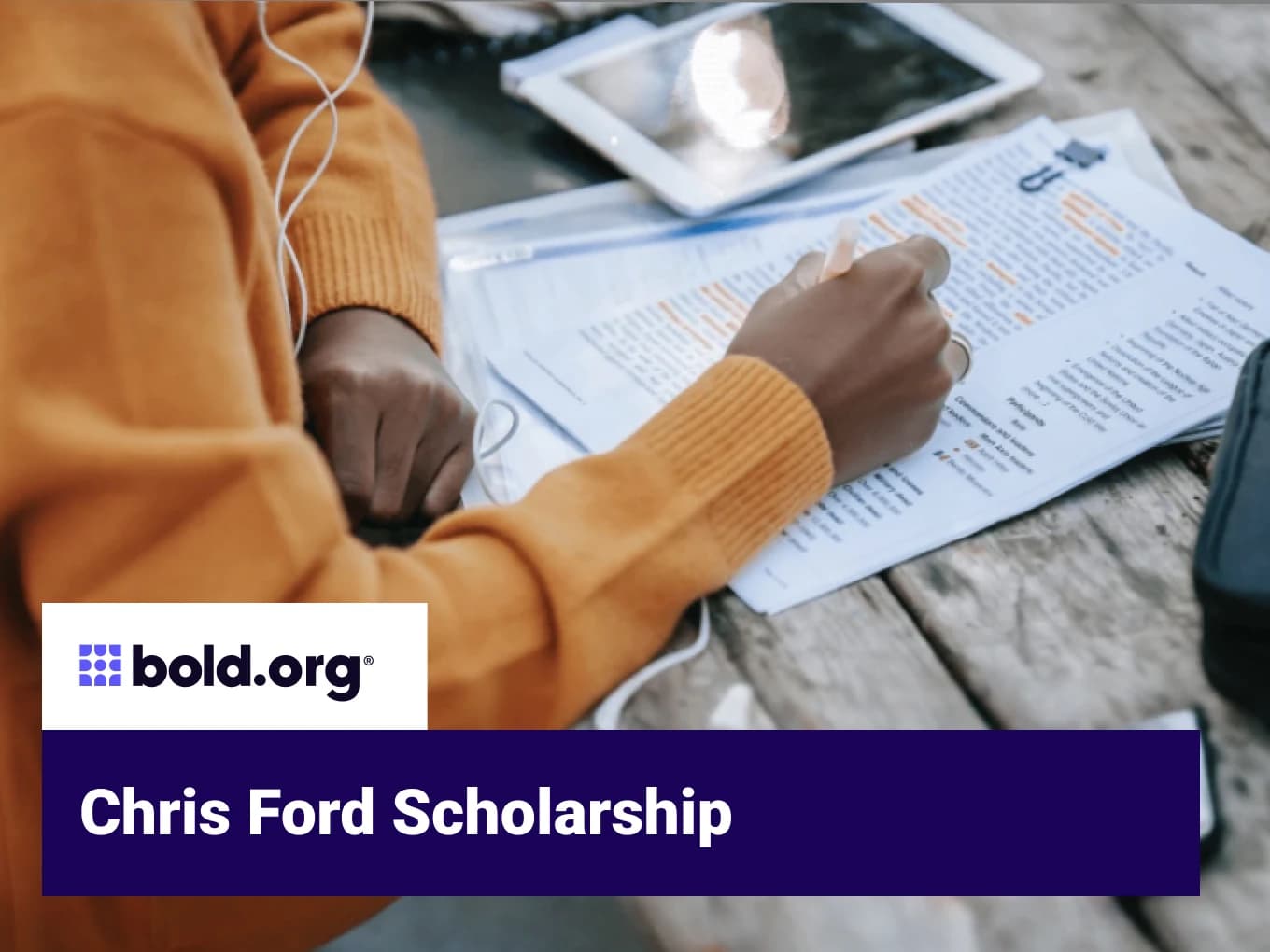 Chris Ford Scholarship