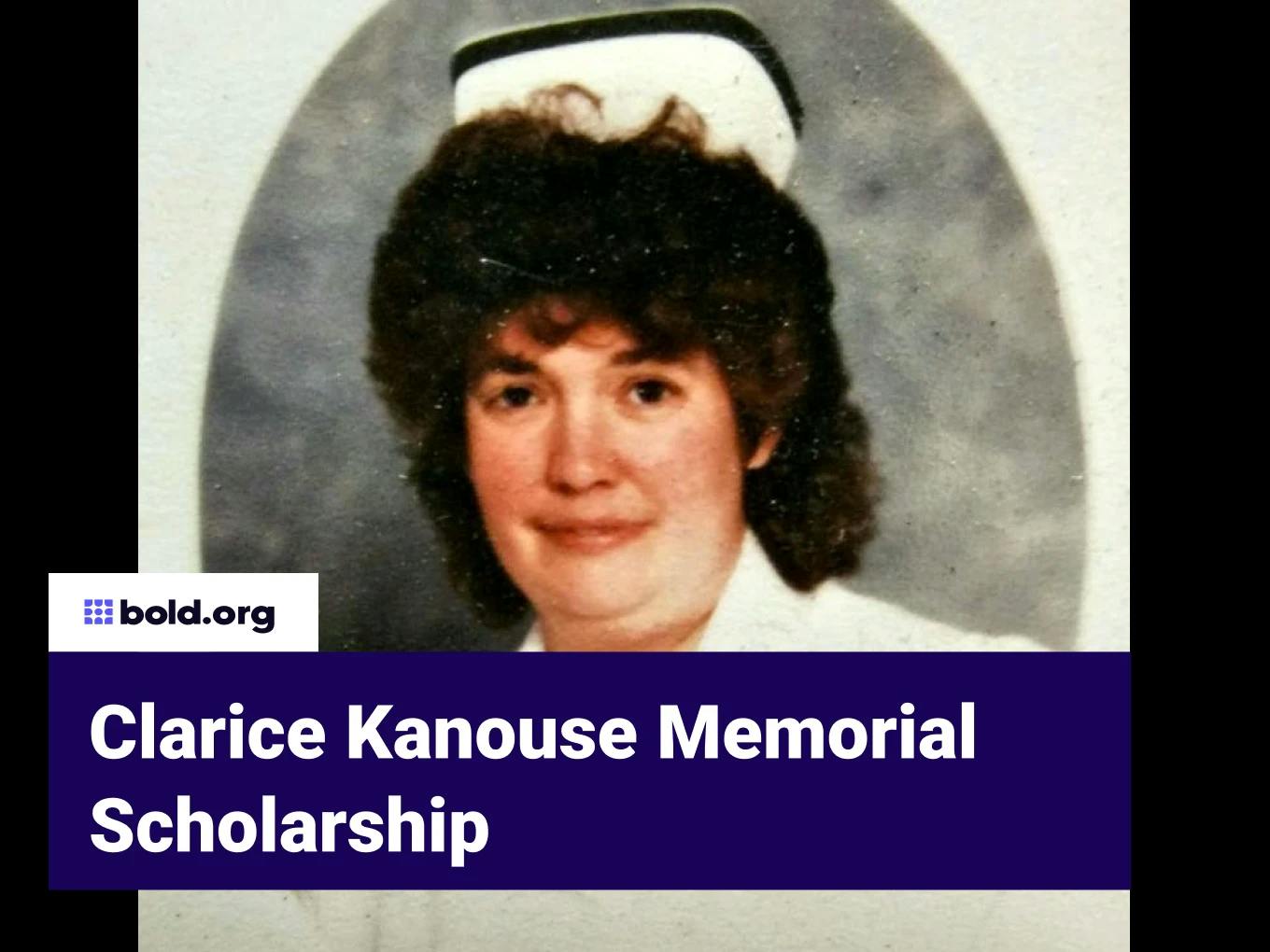 Clarice Kanouse Memorial Scholarship