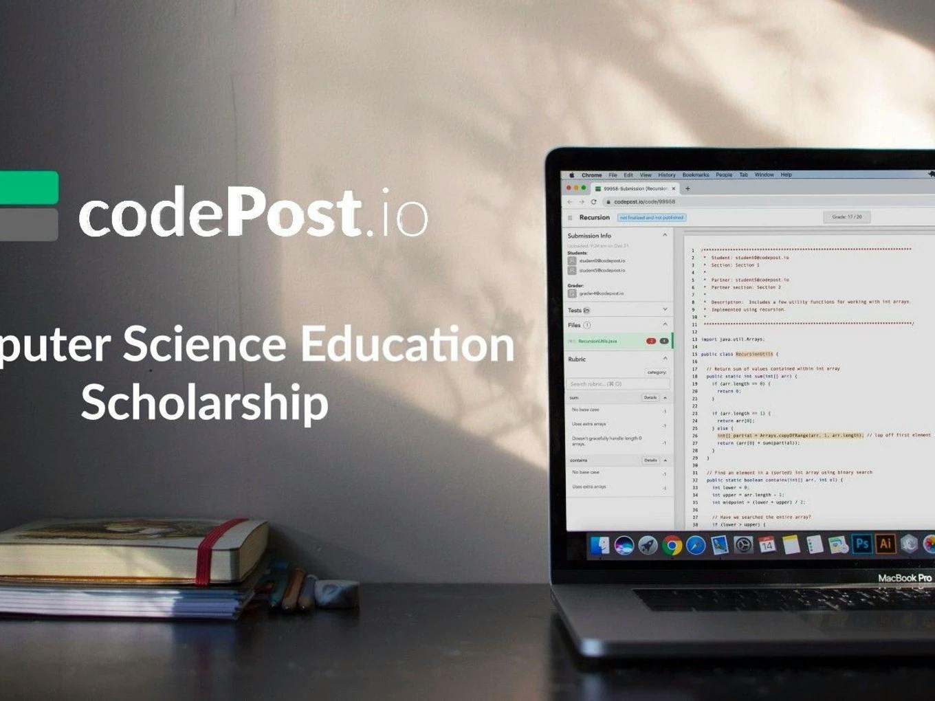 codePost Computer Science Education Scholarship