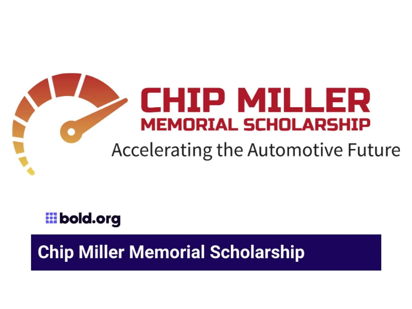 Chip Miller Memorial Scholarship