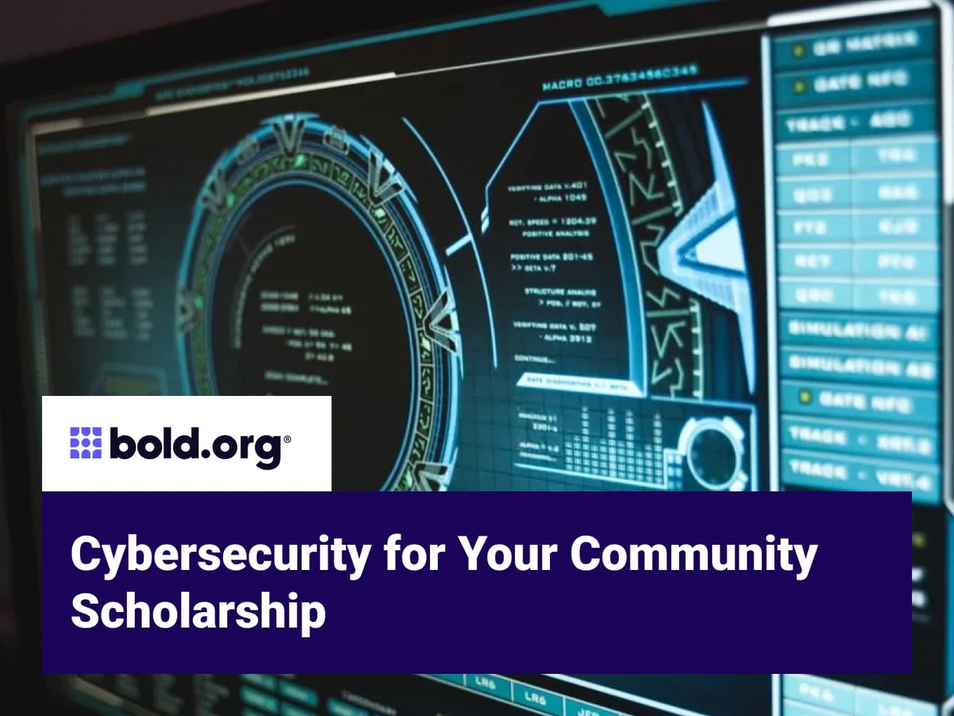 Cybersecurity for Your Community Scholarship