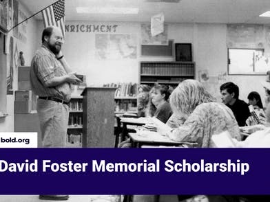 David Foster Memorial Scholarship