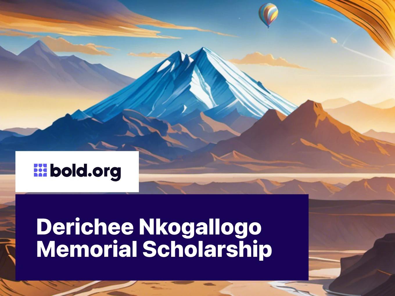 Derichee Nkogallogo Memorial Scholarship