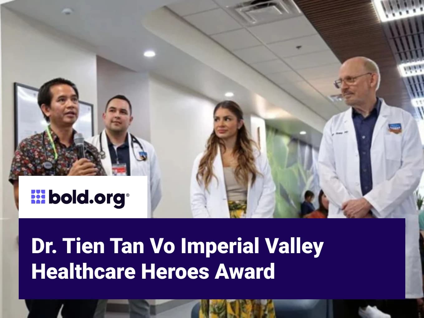 Dr. Tien Tan Vo Imperial Valley Healthcare Heroes Award