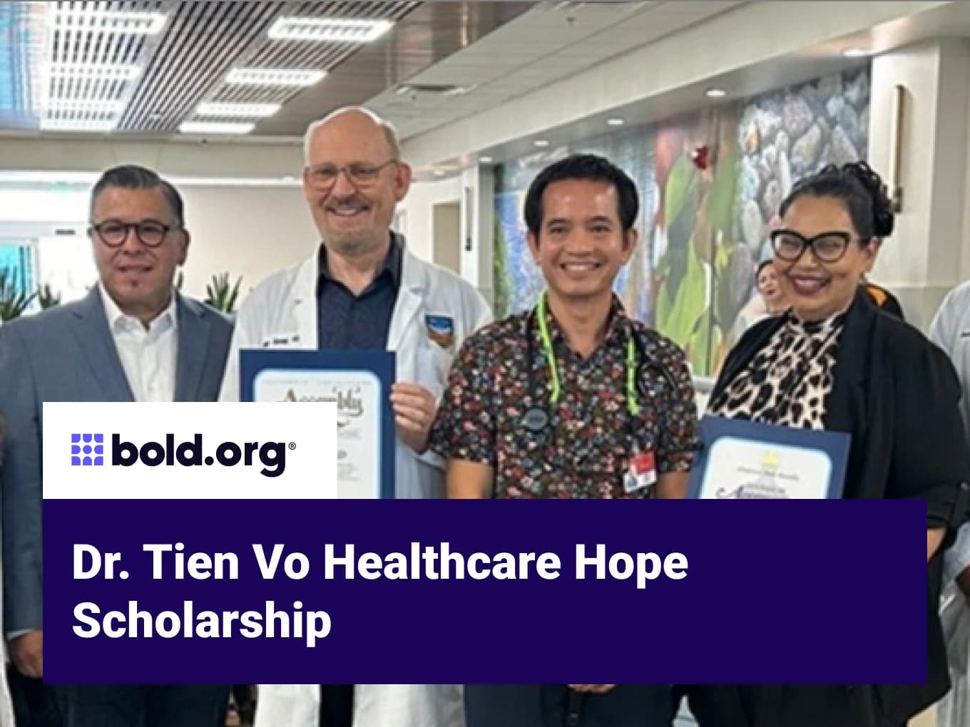 Dr. Tien Vo Healthcare Hope Scholarship