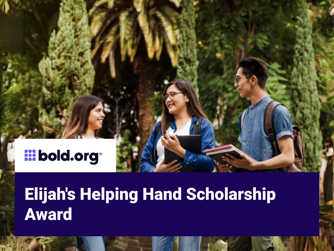 Elijah's Helping Hand Scholarship Award