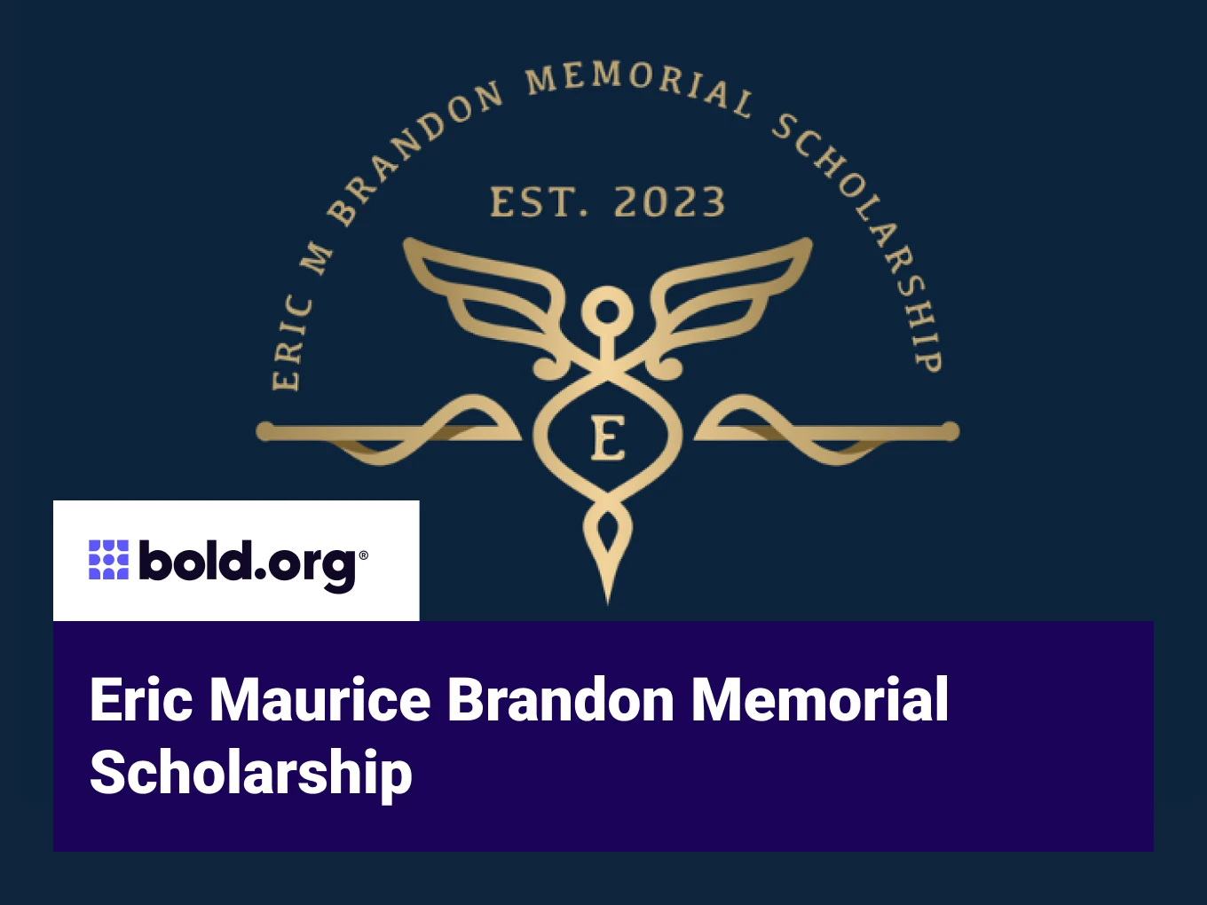 Eric Maurice Brandon Memorial Scholarship
