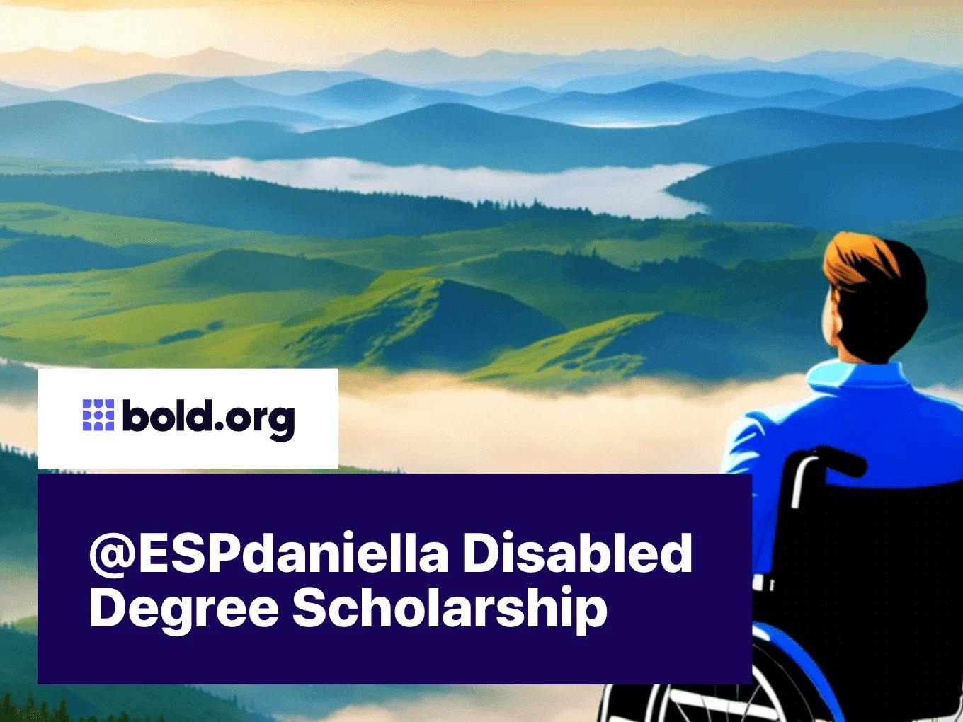 @ESPdaniella Disabled Degree Scholarship