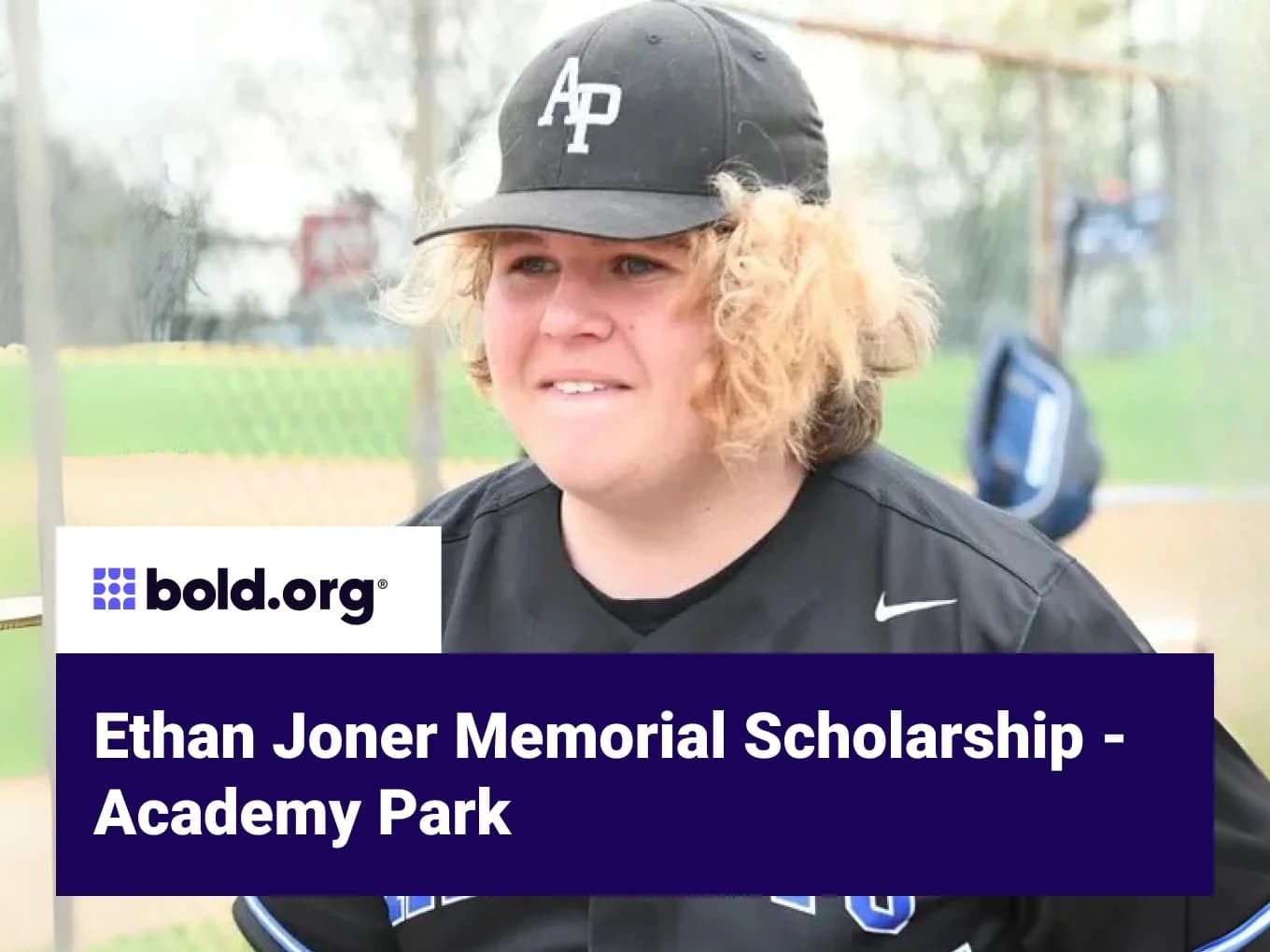 Ethan Joner Memorial Scholarship - Academy Park High School