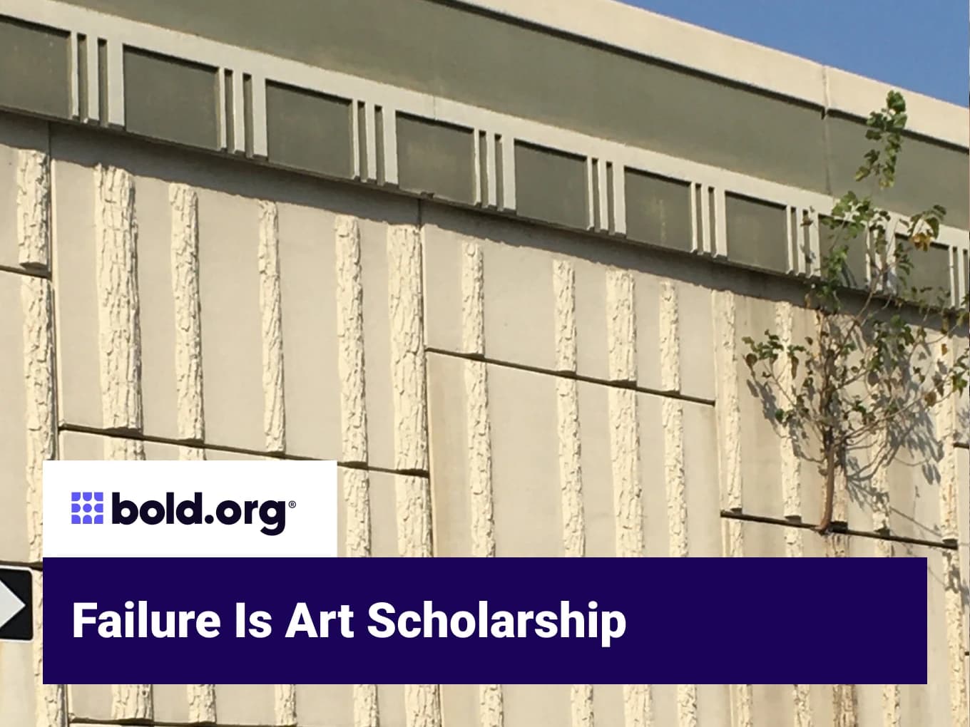 Failure Is Art Scholarship