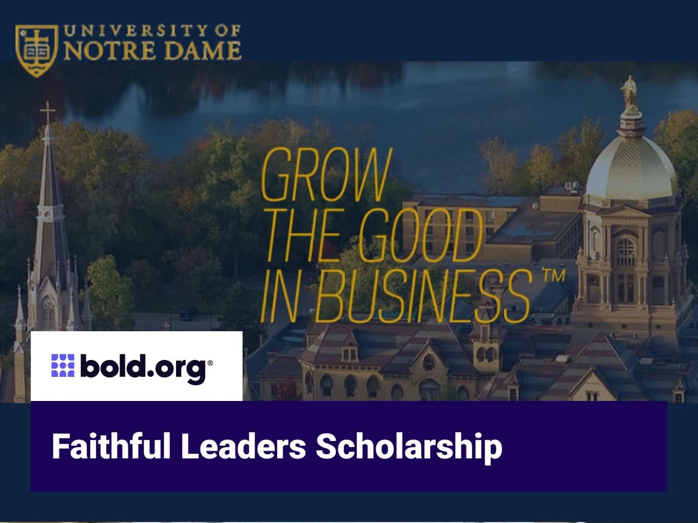 Faithful Leaders Scholarship