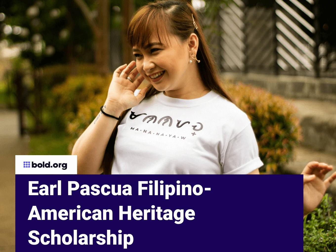 Earl Pascua Filipino-American Heritage Scholarship
